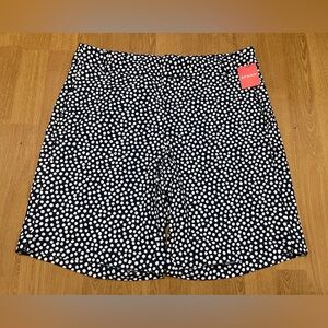 SPANX Sunshine Short 10” Bermuda Navy Painted Dot Size XL